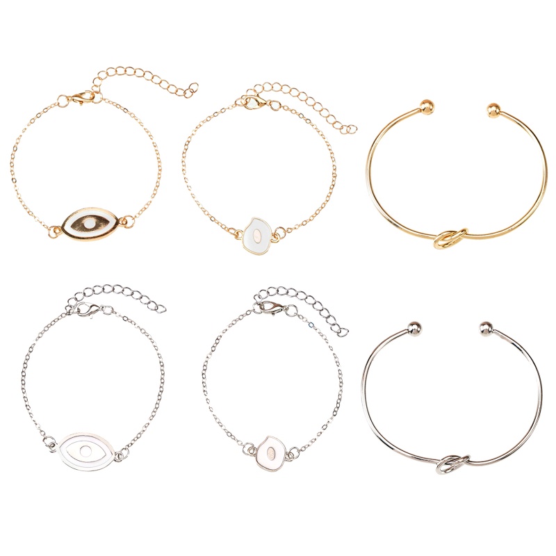 Flgo Vòng Đeo Chân May Mắn Hình Mắt Quỷ Có Thể Điều Chỉnh Cho Nam Nữ Lin