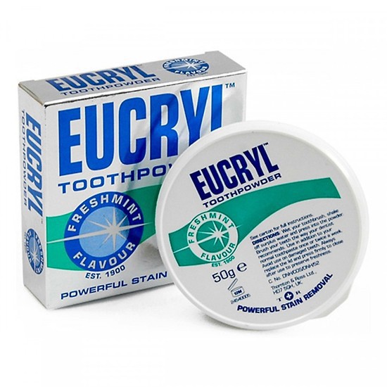 Bột đánh tẩy trắng răng Eucryl 50g - CHÍNH HÃNG