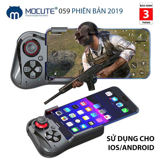 MOCUTE 059 | Tay Cầm Chơi Game Bluetooth Hỗ Trợ Chơi fifa, free fire, ROS,Liên Quân Mobile Trên IOS / Android