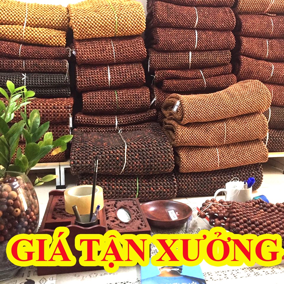 Đệm Ghế Hạt Gỗ Thông Tiện Tròn - Lót Ghế Văn Phòng - Ghế Ô tô Siêu Thoáng - Siêu Massage