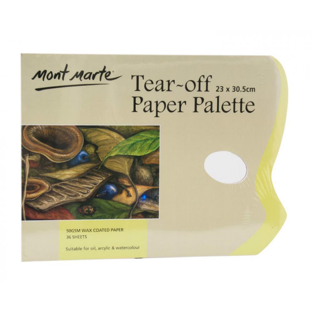 Khay pha màu bằng giấy Tear Off Mont Marte tập 36 tờ - COLORMATE