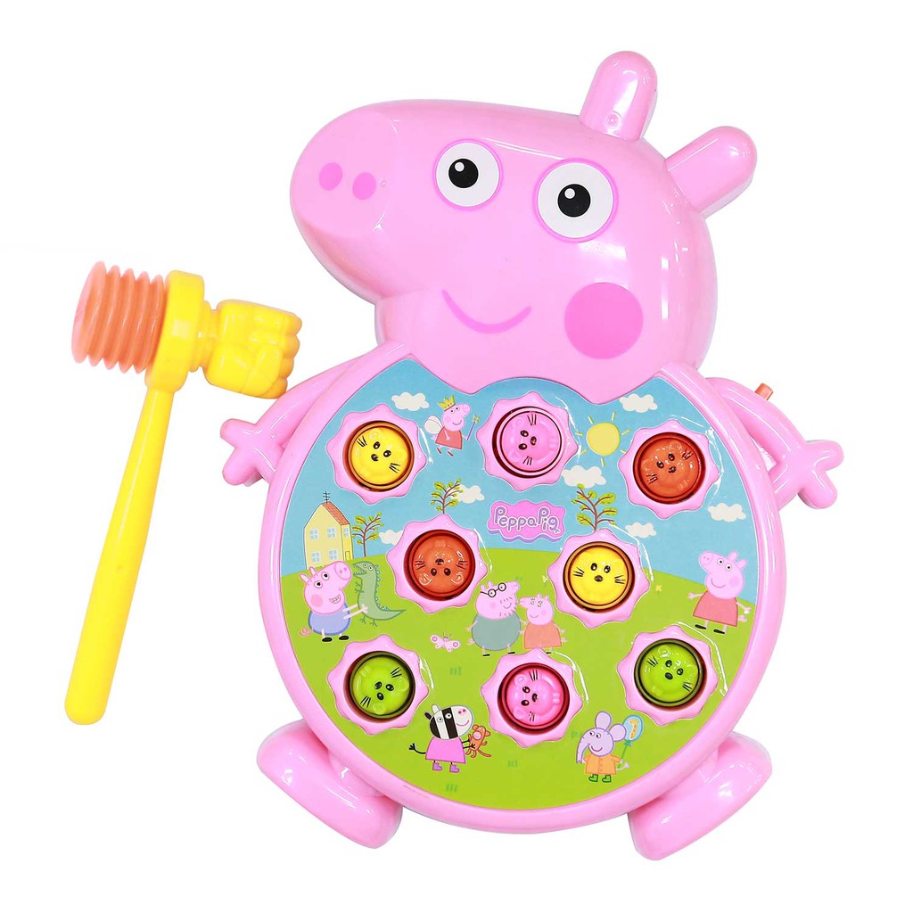 Đập chuột Heo Peppa Pig búa đập: Dùng pin, có nhạc