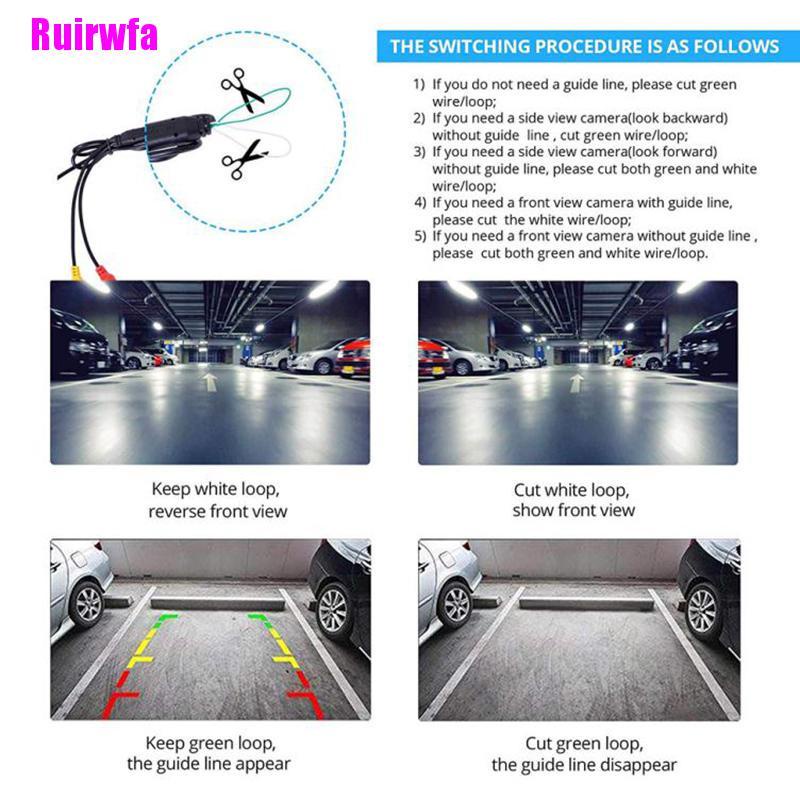 Camera lùi xe hơi mini màu sắc tầm nhìn ban đêm 170 CMOS | BigBuy360 - bigbuy360.vn