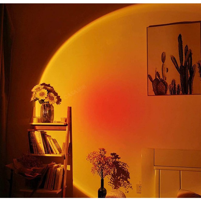 [Sale] Đèn Led Tiktok Hoàng Hôn, Cầu Vồng, Mặt Trời - Đèn sống ảo 4 màu trang trí phòng ngủ, chụp ảnh, quay video