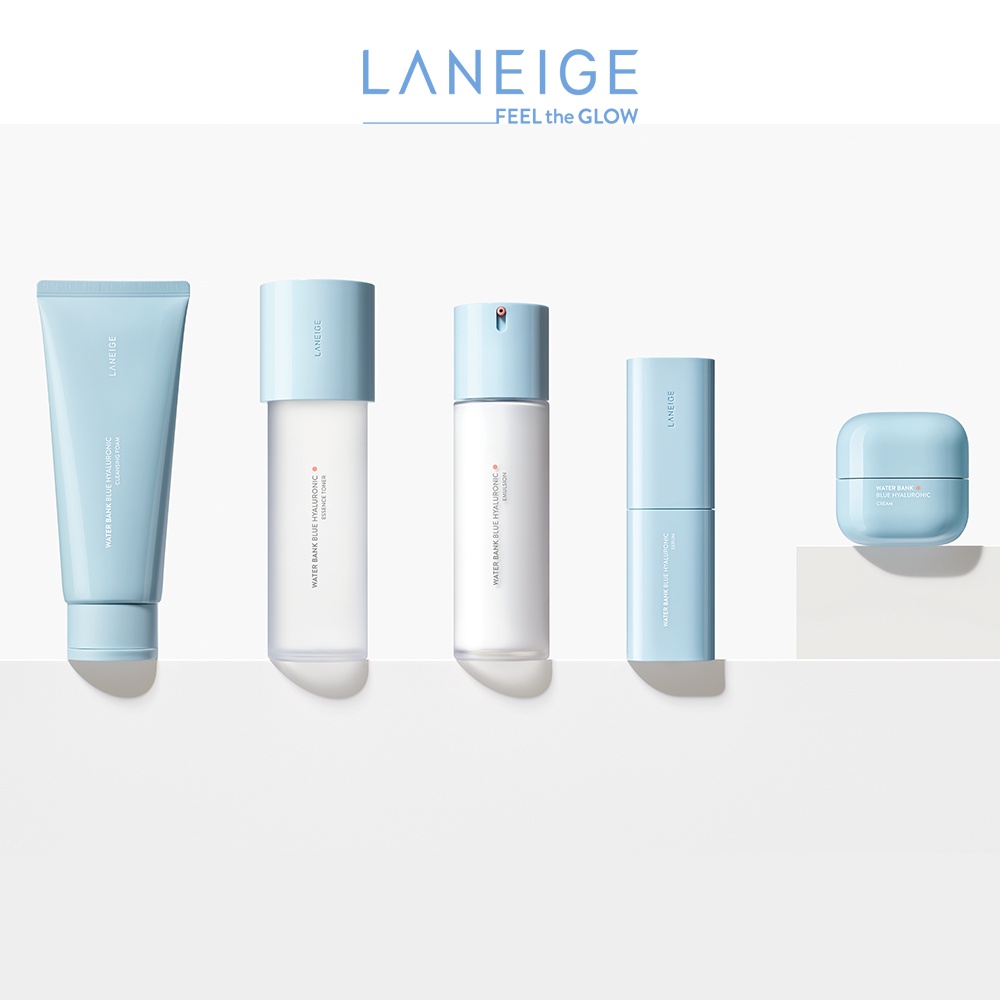 [HB Gift] Nước Cân Bằng Dưỡng Ẩm Dành Cho Da Dầu Và Da Hỗn Hợp Laneige Water Bank Blue HA Toner Oily 25ml