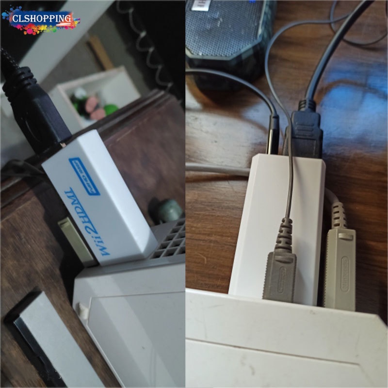 Bộ chuyển đổi Wii2HDMI Wii sang HDMI 3.5mm cho HDTV và phụ kiện