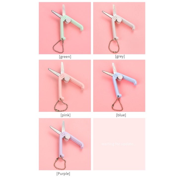 Kéo Cắt Giấy Mini Có Thể Gấp Gọn Tiện Dụng Cho Trường Học/Văn Phòng