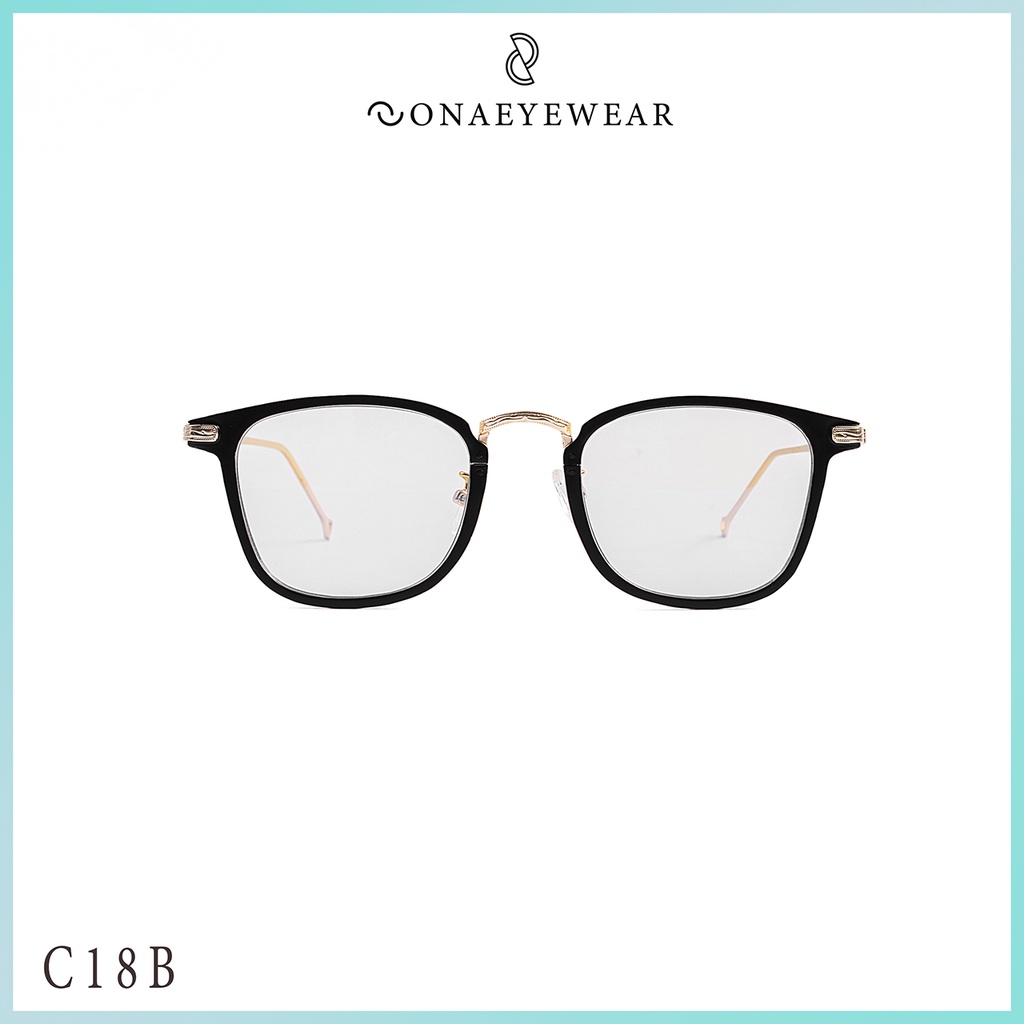 Gọng Kính Cận nam nữ Sona Eyewear Chất liệu nhựa ABS và kim loại cao cấp - C18