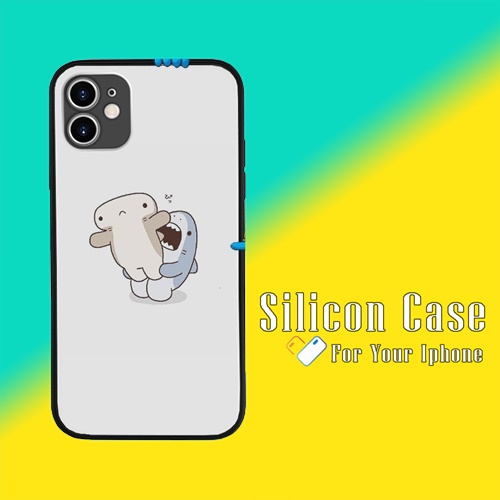 Ốp Lưng Cá Mập Gấu Bông Cá Búa Phiên Bản Iphone 6 7 8 Plus 11 12 13 Mini Pro Max X Xr SHA20210006
