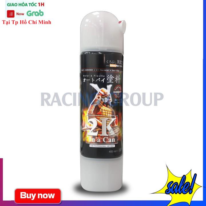 Sơn Xịt Xe Máy Chính Hãng Samurai 2K01 - Sơn Xịt Phủ Bóng Bám Dính Tốt Màu Bền Đẹp