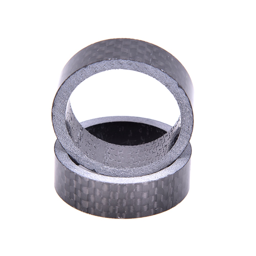 Set 1/5 vòng đệm cổ xe đạp 3/5/10/15/20mm 28.6mm bằng sợi carbon