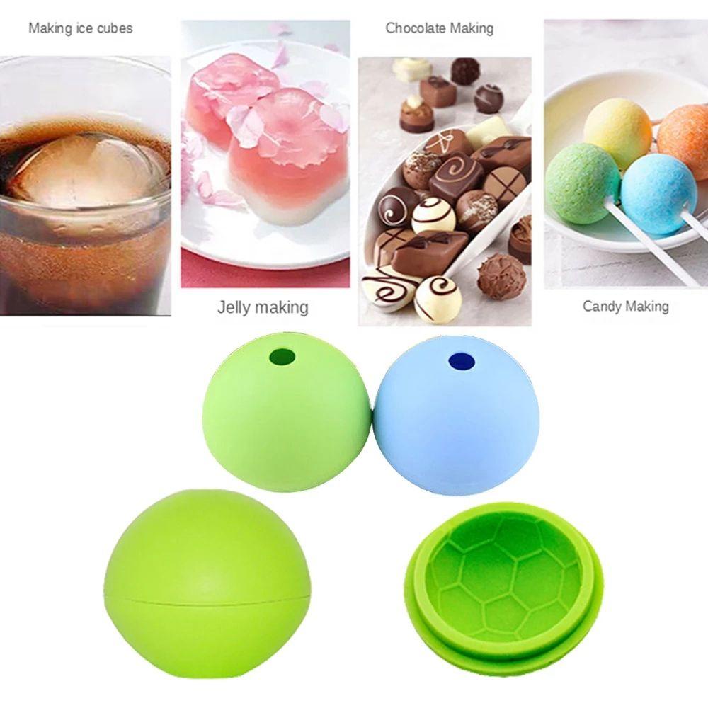 Khuôn Làm Đá Hình Quả Bóng Nhỏ Bằng Silica Gel Độc Đáo DIY