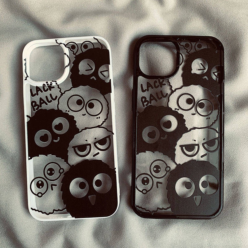 Cartoon Briquette Apple 13/14Promax Phone Case Iphone11/12 Transparent Xrxs Drop-Resistant 78plus Female okjX