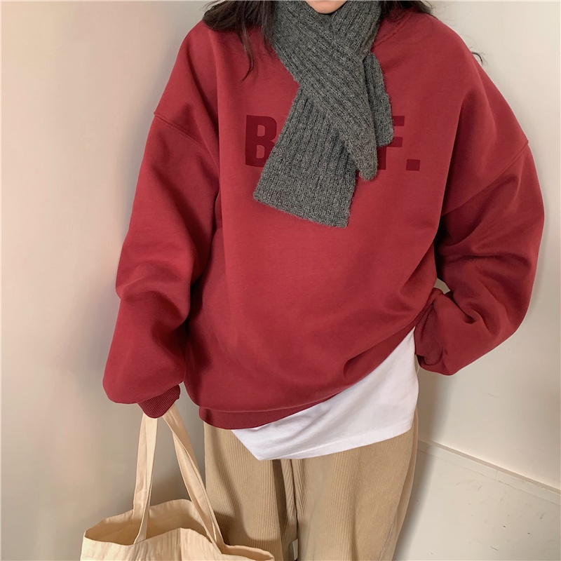 Áo Nỉ BASF Form Rộng Basic Phong Cách Hàn Quốc Mùa Đông Dễ Mặc Camstore | BigBuy360 - bigbuy360.vn
