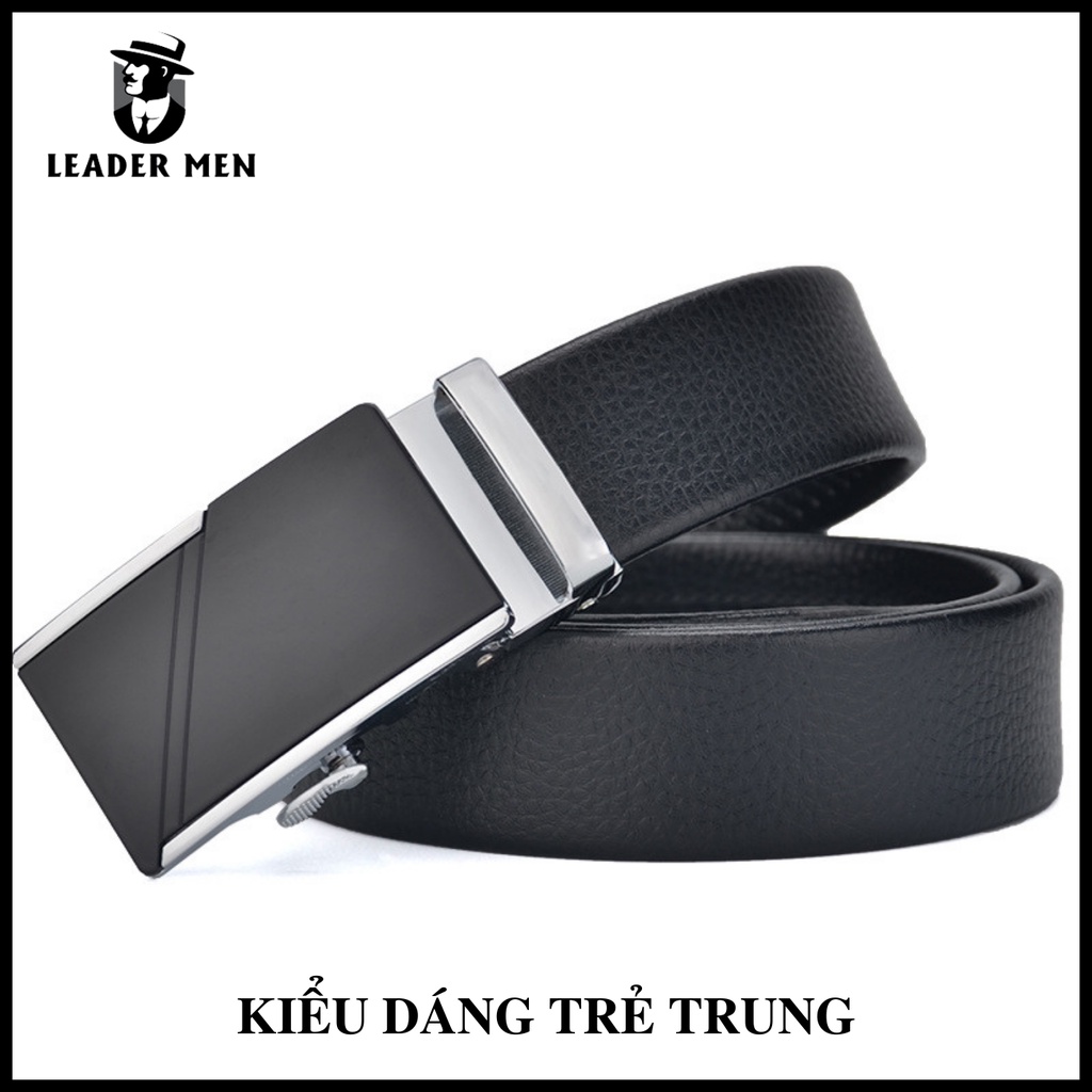 Thắt Lưng Nam LMEN-12 Chất Liệu Da Cao Cấp Khóa Tự Động - Dây Lưng Da Nam Thời Trang Kiểu Dáng Sang Trọng - LeaderMen