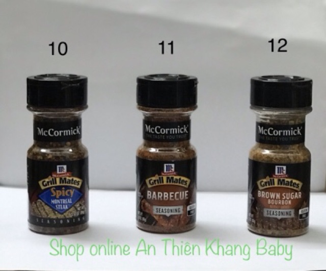 Gia vị Mc Cormick của Mỹ dành cho người ăn kiêng