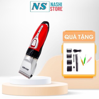 Tông đơ cắt tóc chuyên nghiệp cho bé Jichen, Tặng kèm ráy tai có đèn nhà công suất 220v