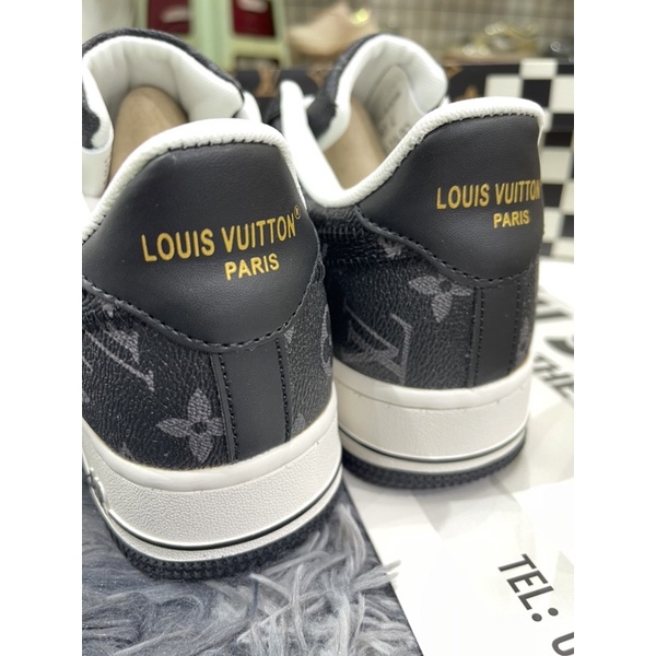 Giầy Thể Theo Air Force One Louis VuiTon Black And White AF1 LV Best 2022