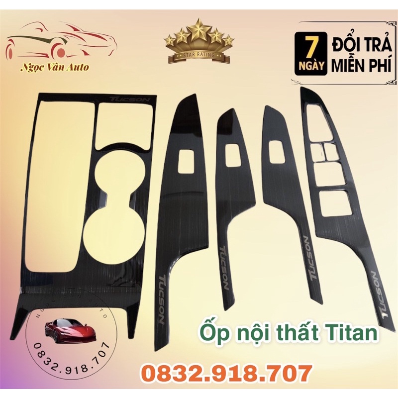Ốp nội thất TUCSON 2015 - 2021 Titan Hàng đẹp 5 chi tiết