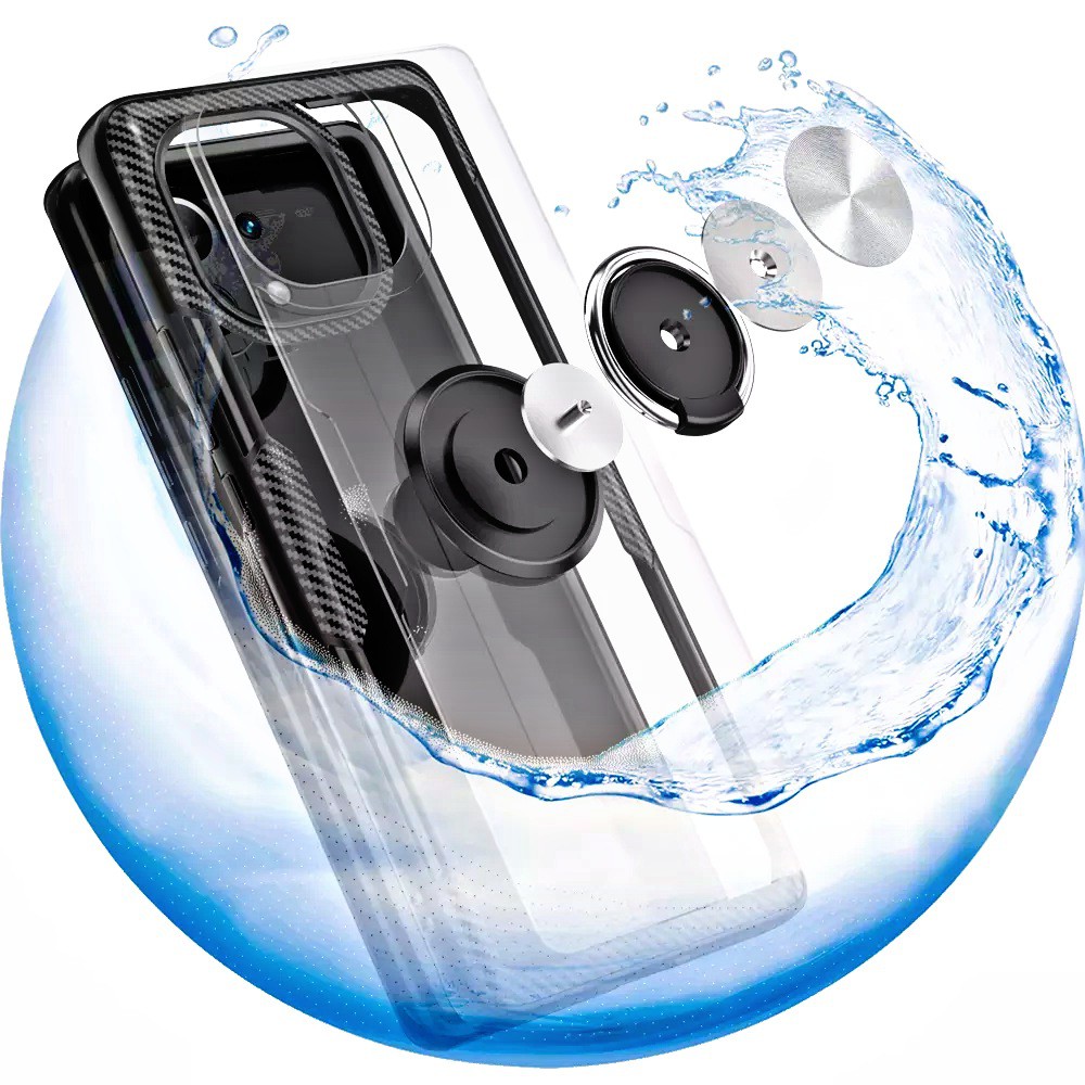 Ốp lưng Xiaomi Mi 11 / 11 5G chống sốc giá đỡ Iring lưng trong viền màu cao cấp