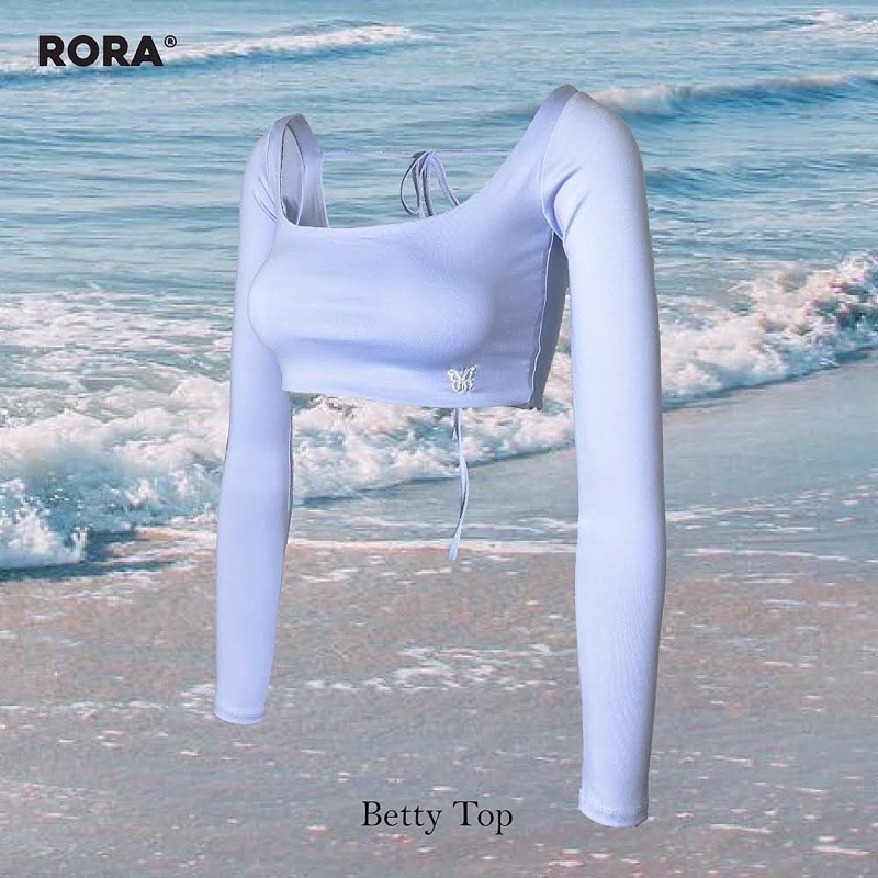 Áo BETTY TOP Croptop tay dài
