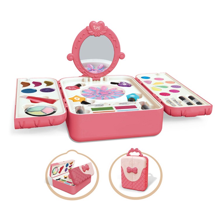 Hộp trang điểm kèm gương đồ chơi cho các bé