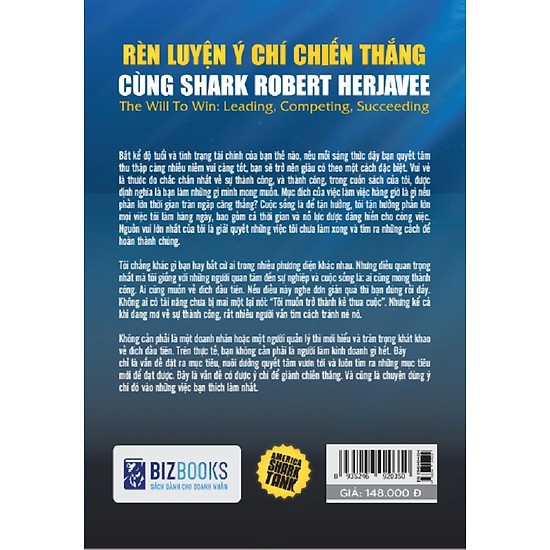 Sách - America Shark Tank: Rèn Luyện Ý Chí Chiến Thắng Cùng Shark Robert Herjavec