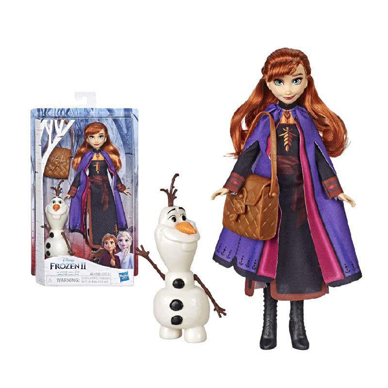 Đồ chơi bé gái Hasbro búp bê nữ hoàng băng giá công chúa Anna và nhân vật Olaf E6661