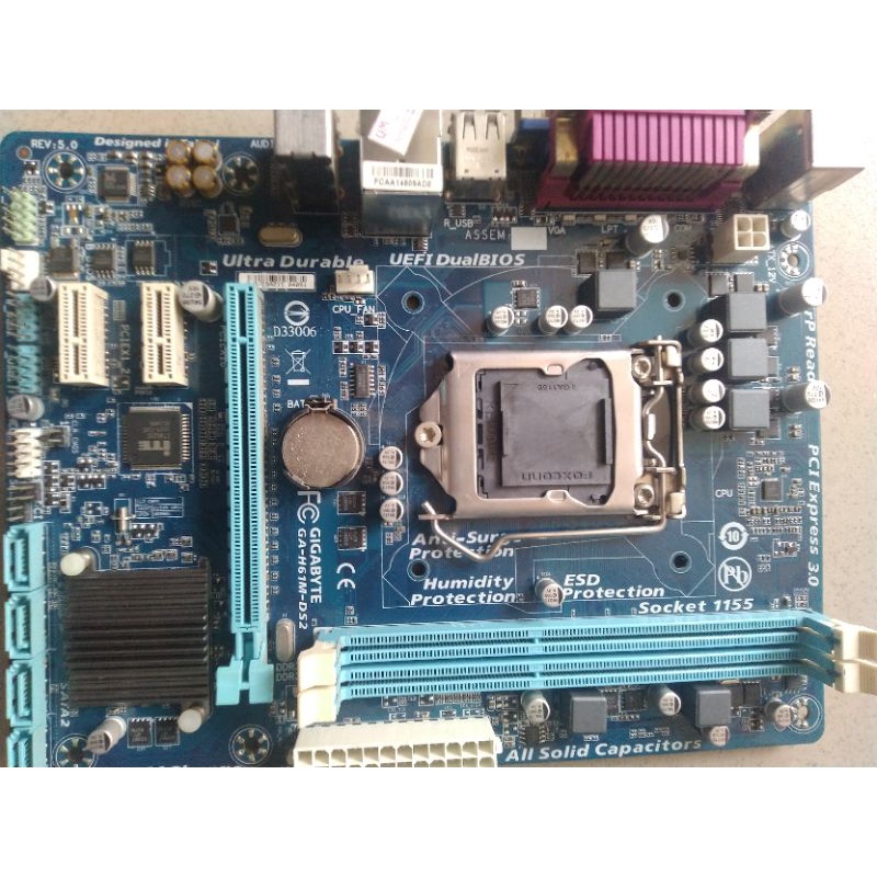 Main H61 giga ver 5.0 đã dùng còn đẹp, hư Lan giá rẻ.