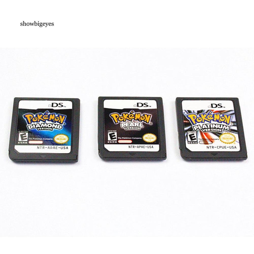 Thẻ game Pokemon Platinum / Pearl / kim cương cho Nintendo 3DS NDSI NDS