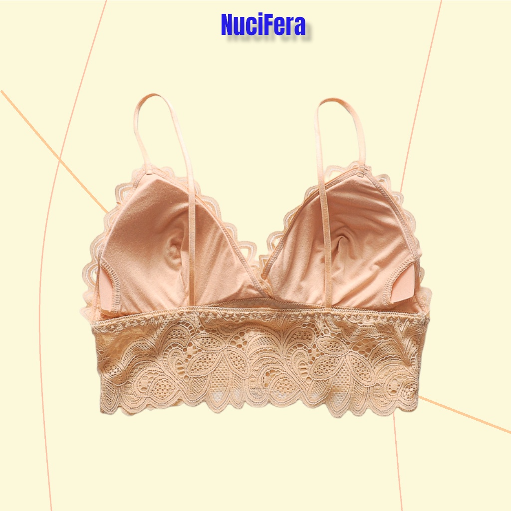 Áo Bra ren quây ngực Kawai siêu xinh mùa hè phù hợp cho cả ngực nhỏ_NuciFera