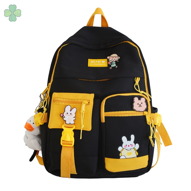 Ba Lô Đi Học Màu Sắc Trẻ Trung Với Khóa Cài Chống Thấm Nước 2022 Cho Nữ