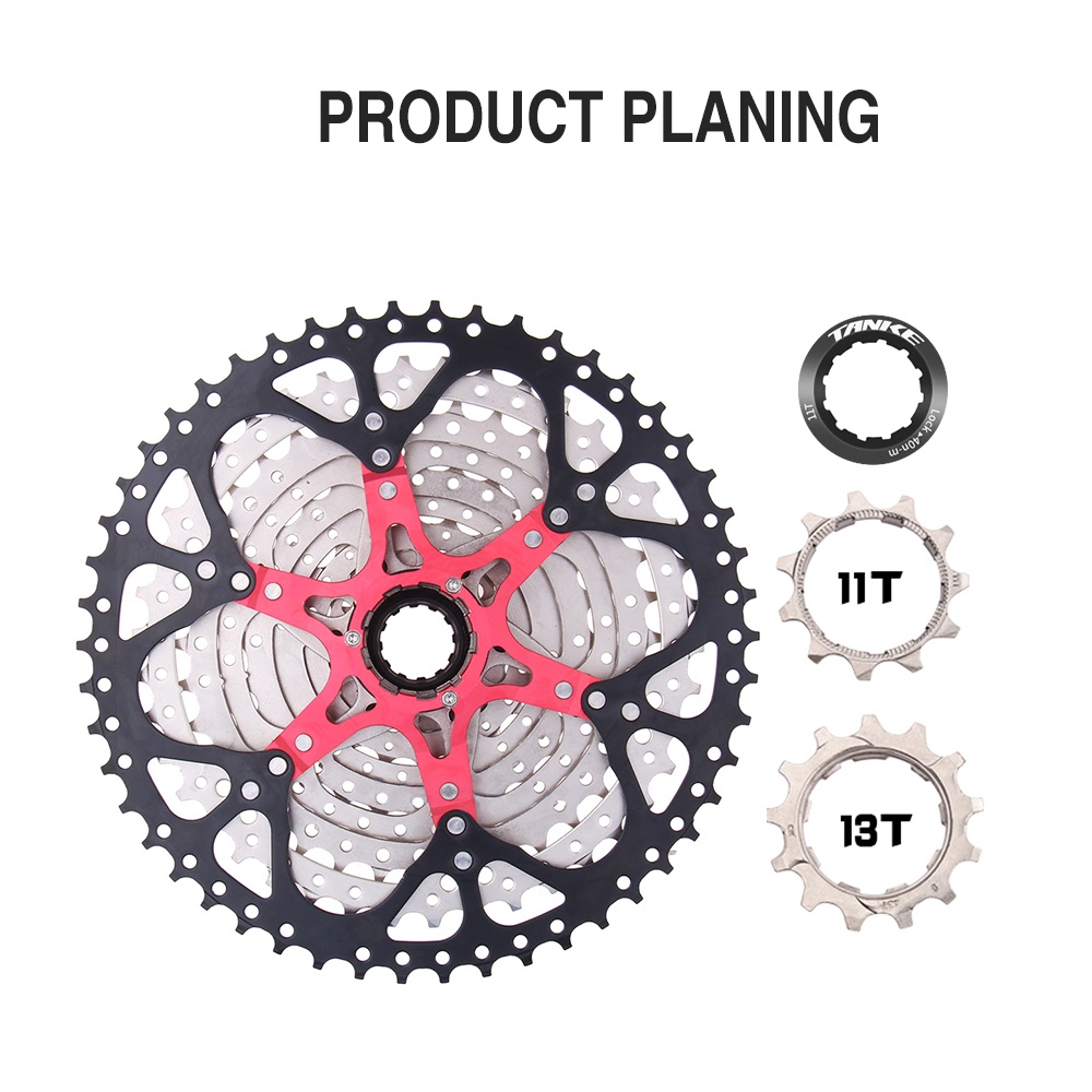 Bánh đà TANEK cho xe đạp leo núi MTB có 8 9 10 11 12 tốc độ 11T - 30T 36T 40T 42T 46T 50T 8s 9s 10s 11s
