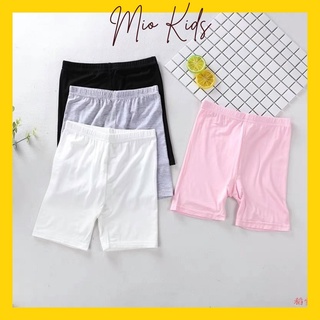 Set 4 quần legging lửng đùi mùa hè tiện lợi cho bé gái