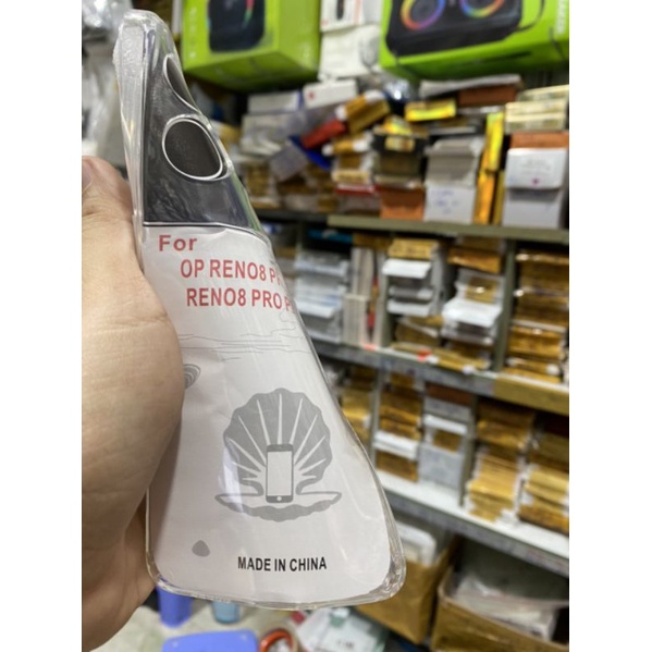 Ốp lưng Oppo Reno 8 5G / Reno 8 Pro 5G / Reno 8 pro plus 5G dẻo siêu trong suốt bảo vệ camera viền nhám chống trượt