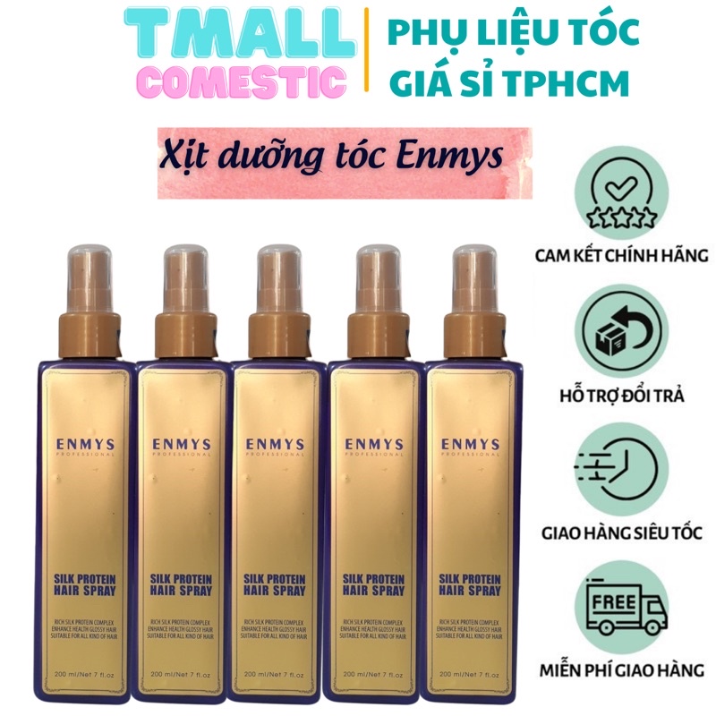 Xịt dưỡng tóc silk protein ENMYS hàng chính hãng công ty