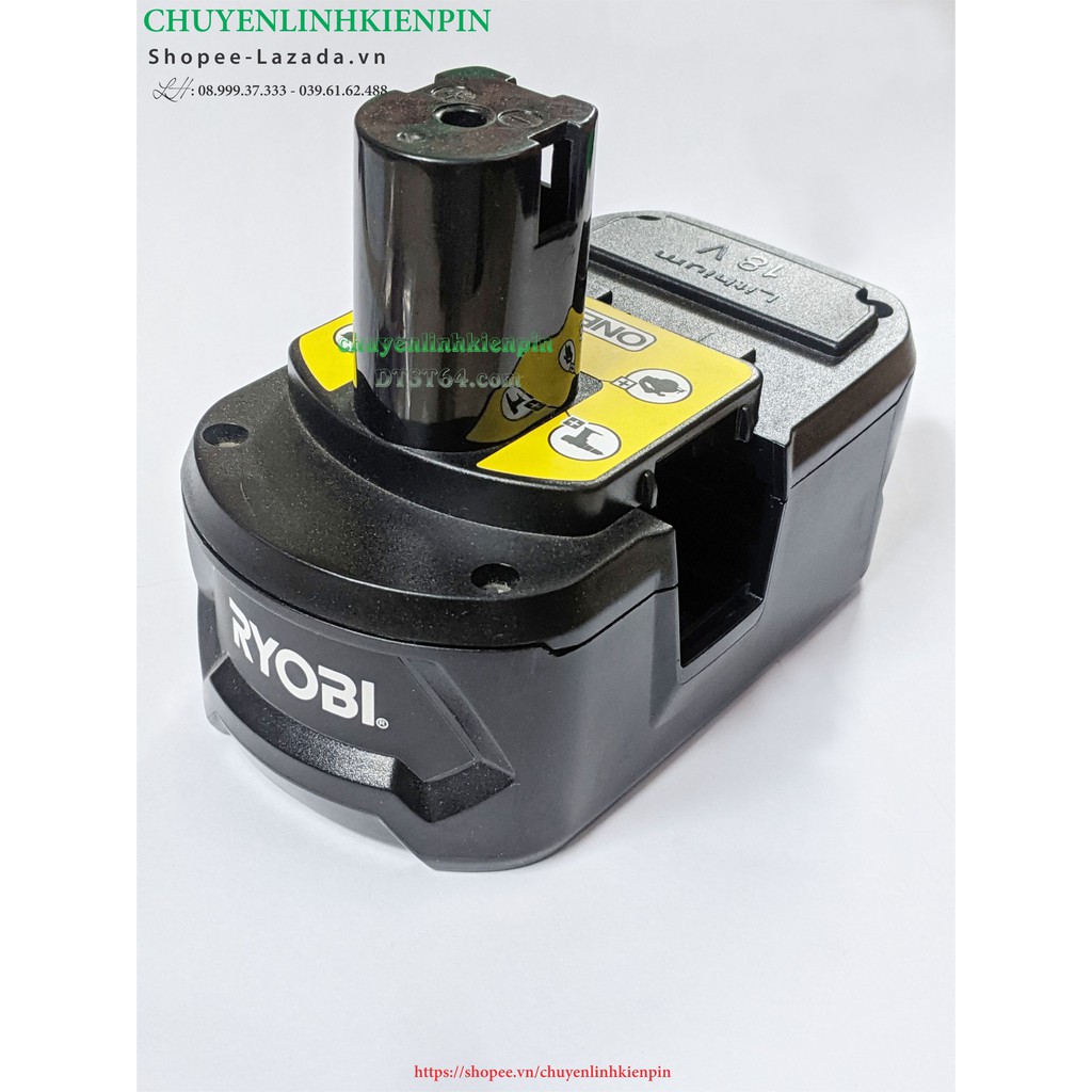 Vỏ &amp; Mạch pin Ryobi 18V 5S Li-ion nhận sạc zin ( BL64_137 )