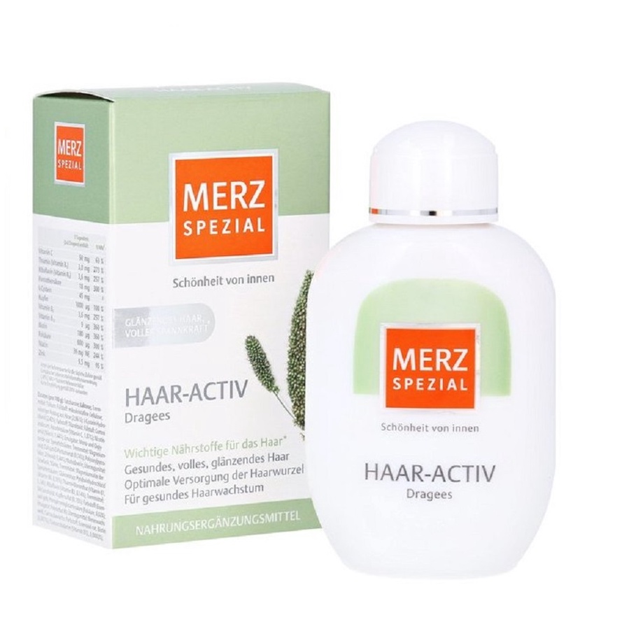 Viên uống mọc tóc Merz Special Haar-Activ 120 viên Đức giảm gãy rụng, kích mọc tóc nhanh