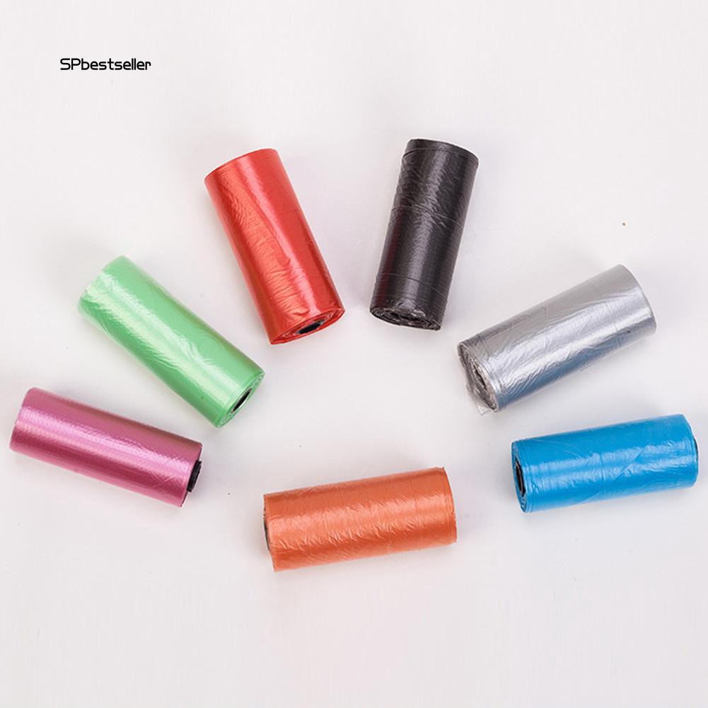 Set 4 cuộn 60 túi nylon đựng rác thải thú cưng tiện lợi