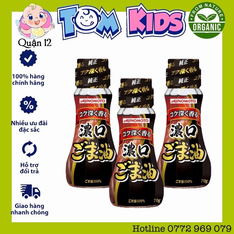 Dầu mè Ajinomoto Nhật Bản 70g date 5/2023