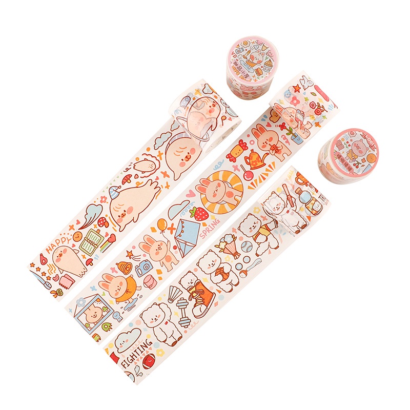 Cute cartoon soft cute diary sticker Diary Scarpbooking DIY Decoration Washi Tape