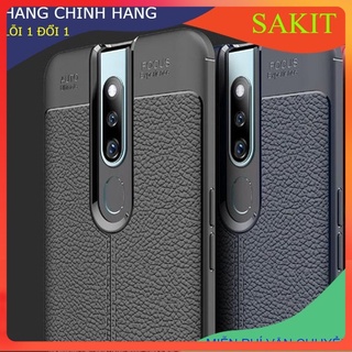 Ốp lưng vân da cao cấp auto focus cho oppo f11 - oppo f11 pro
