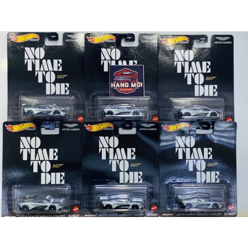 Hobby Store xe mô hình Hot Wheels Premium Aston Martin Valhalla Concept No Time To Die 007