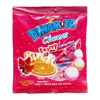 Kẹo Dynamite Chew vị socola, bạc hà/ trái cây 125g