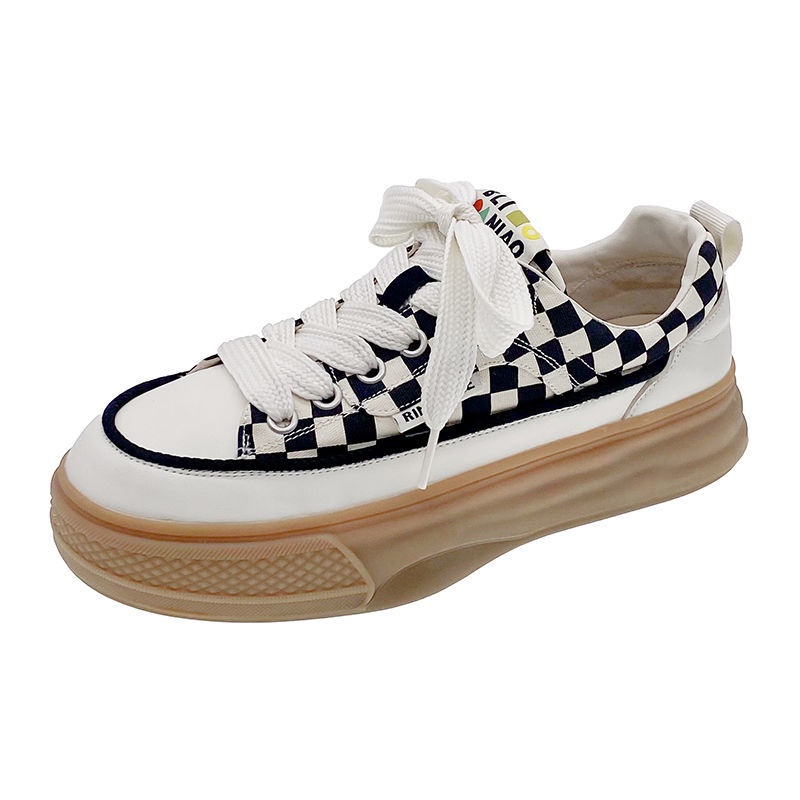 Oeteo Giày canvas Đế Bằng Đa Năng Thời Trang Cho Nữ