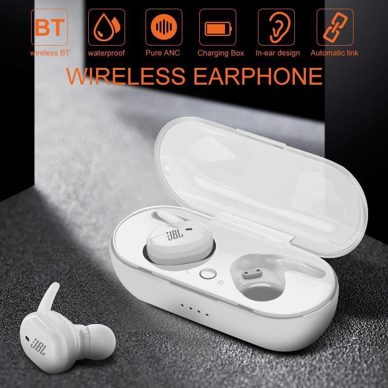 Tai Nghe Bluetooth 5.0 Không Dây JBL TWS-4 Y30 TWS 8D Tích Hợp Mic Và Hộp Sạc