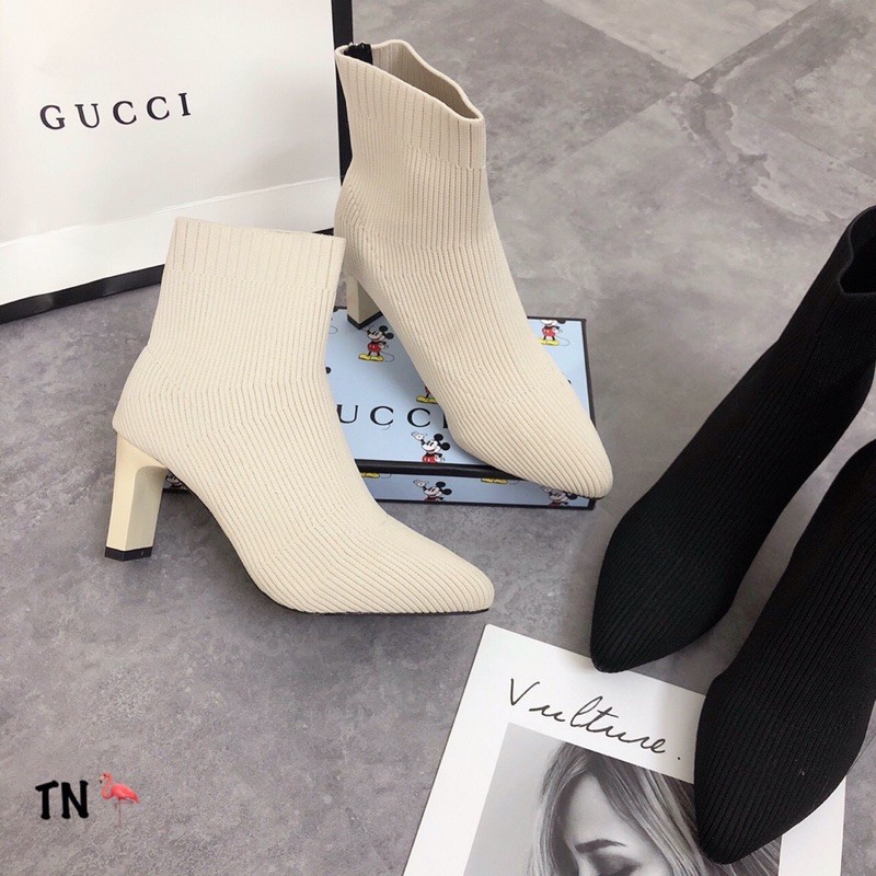 Boot len gót dẹt fullbox