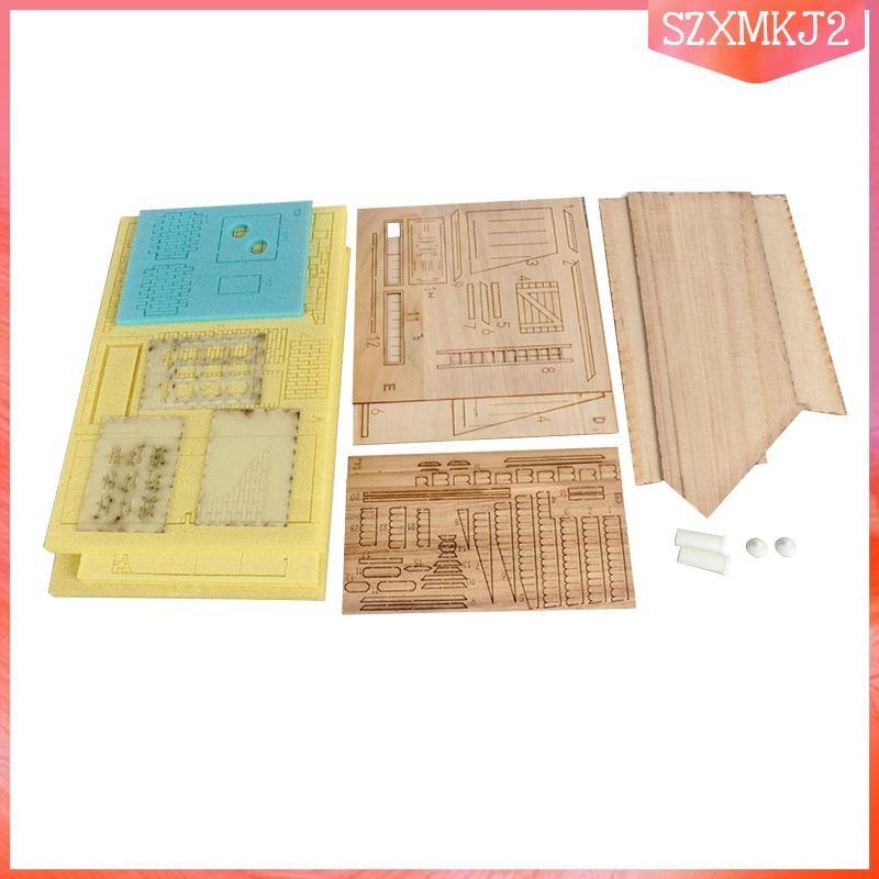 Bộ Đồ Chơi Lắp Ráp Dioramas Châu Âu Bằng Gỗ 1 / 35 szxmkj2