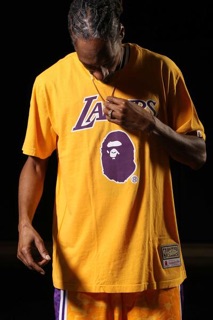 Áo phông Bape x Lakers