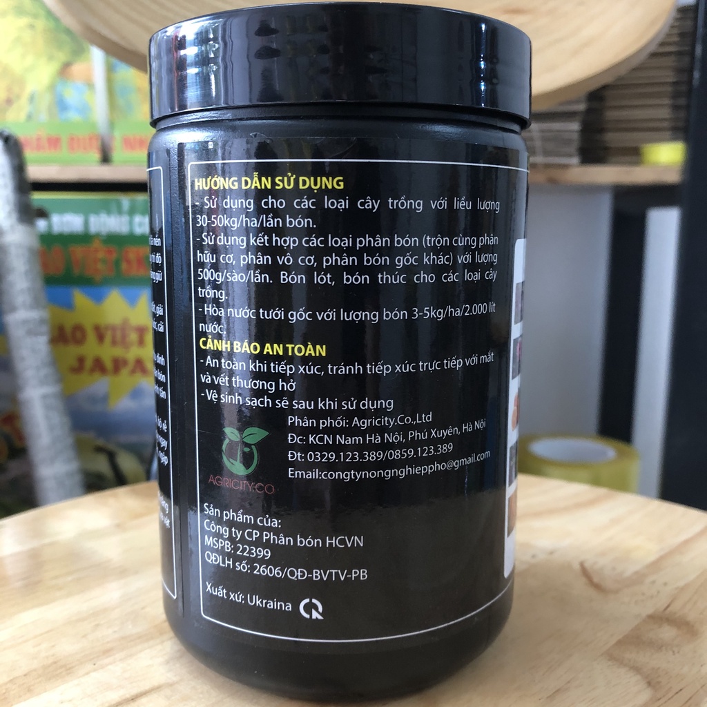 Phân bón humic acid hoa kỳ hộp 500g